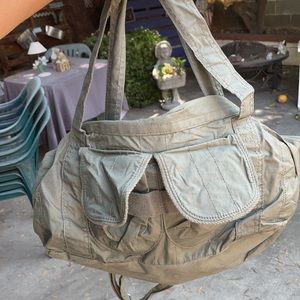 H&M divided Olive satchel